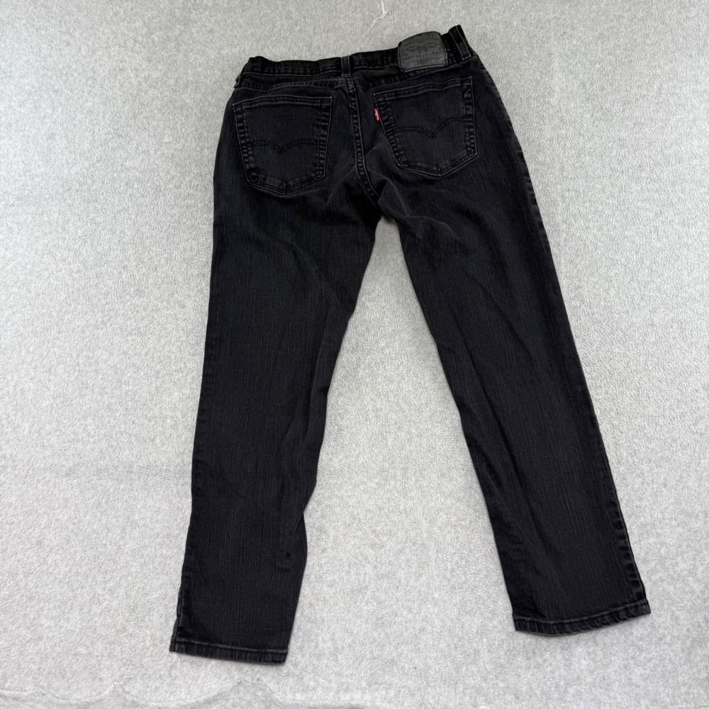 Levi's 559 Relaxed Straight Jeans Mens 32x30 Black Stretch Denim